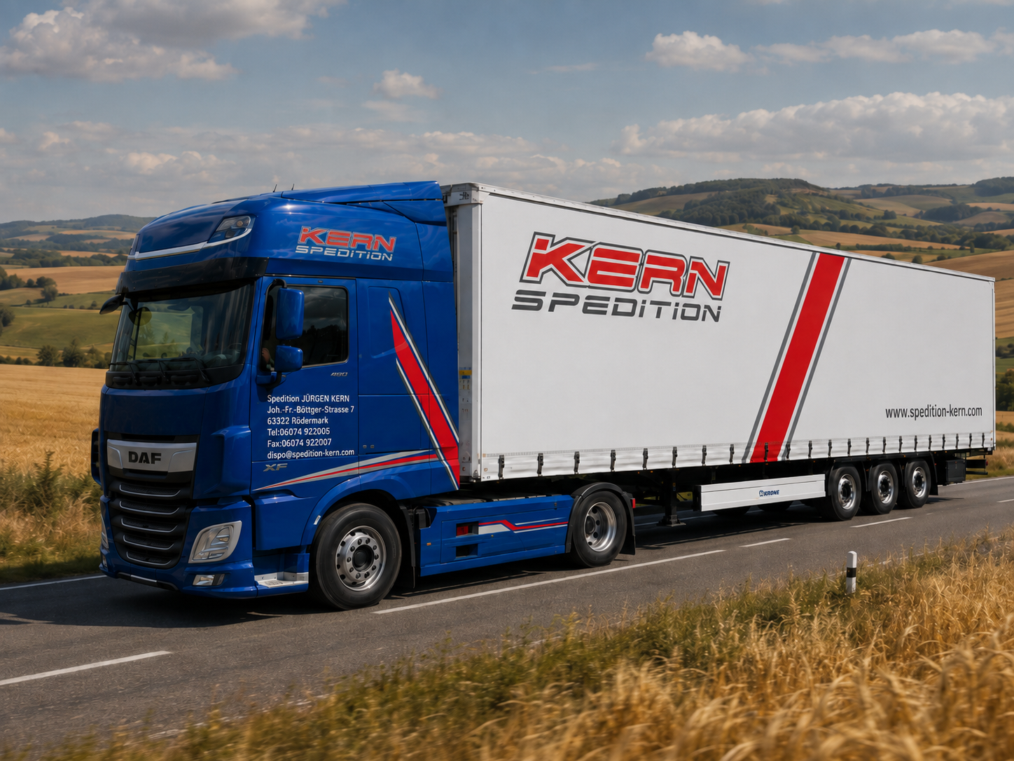 40-Tonnen-Sattelzug der Spedition Kern
